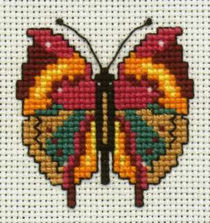 Butterfly
<p>This was one of three butterflies in a kit.&nbsp; The pieces were supposed to be placed on a ribbon, which I no longer have.</p>
Keywords: cross stitch