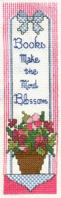 Books Make the Mind Blossom
<p>This was from a kit.&nbsp; I liked this bookmark, though the kit included completely wrong colors.&nbsp; Ultimately, I preferred the colors as they turned out to the ones that should have been there.</p>
Keywords: cross stitch