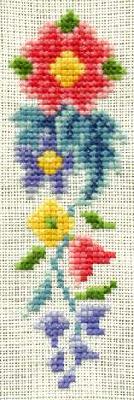 Floral Bookmark
<p>This was a free cover kit from a British cross stitch magazine.</p>
Keywords: cross stitch