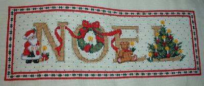 NOEL
<p>Forgive the bad photo of this; I can never get it lined up correctly to take a good one!&nbsp; I bought this kit in Staten Island, after the unthinkable happened...I had <strong>run out of cross stitch</strong>!&nbsp; Of course, it has a teddy bear, so it was instant appeal.&nbsp; This was around Christmastime, and the kit was on sale...well, duh, there wasn't enough time to make this for Christmas!&nbsp; That's okay...it worked just fine when it was finished by the <strong>following</strong> Christmas!&nbsp; :)</p>
Keywords: teddy bear