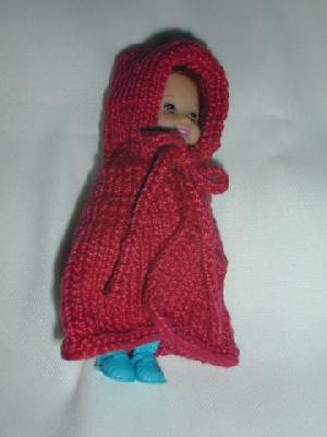 Little Red Riding Hood cape - a different angle
This is a different angle of the Little Red Riding Hood cape.
Keywords: knitting