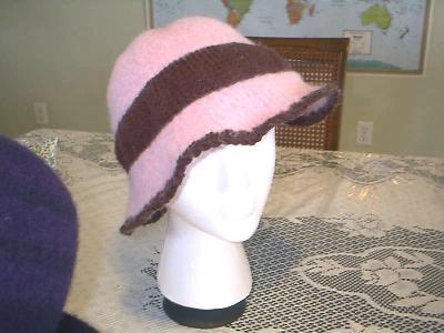 OKAY, this went horribly wrong
<p>I try hard to keep my wool and acrylic yarns separate.&nbsp; This nice dark chocolate brown yarn somehow made it into my wool stash.&nbsp; On a human head, it looks a whole lot like Gilligans' hat....remember Gilligan?&nbsp; *sigh*....my fevered little brain is now working to improvise a solution.</p>
<p>Stand by!</p>
