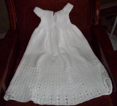 Front of gown
