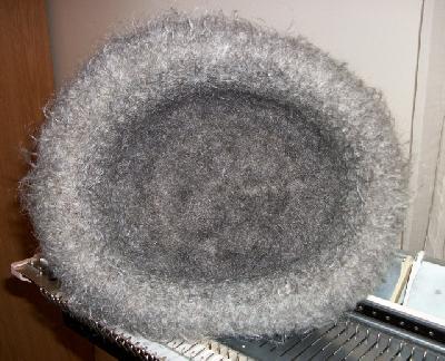 Inside of the hat
