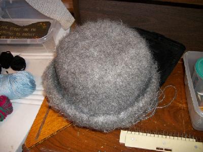 Top of the hat
