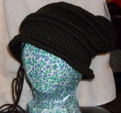 Front view, there's a thread still hanging.
