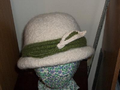 New felted hat
