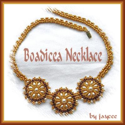 Boadicea pendant
<p>Netting stitch necklace</p>
