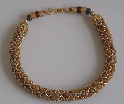 Gilded Orbits bracelet
