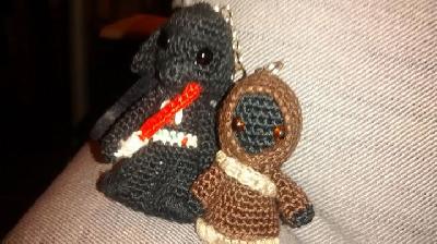 Darth Vader and Jawa
