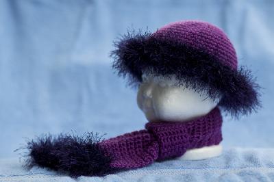 Child's Adorable Fancy Hat and Scarf Set Side View
<p>Hand Crocheted and available on Etsy&nbsp;https://www.etsy.com/listing/217215855/childs-adorable-cap-and-scarf-set-with-a?ref=shop_home_active_12</p>
Keywords: crochet