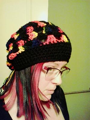 granny slouch hat
<p>Found this pattern on pintrest</p>

