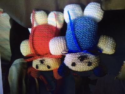 My First Knitted Teddies

