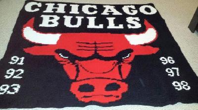 Bulls Blanket
<p>200 x 200 stitches</p>
<p>Made for my son. &nbsp;he suggested adding the championship years. &nbsp;this is the first graphghan I have made.</p>
