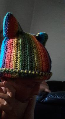 Rainbow beanie
