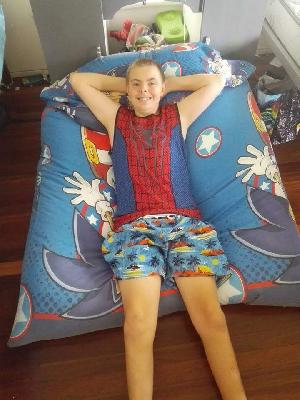 Home made Beanbag
