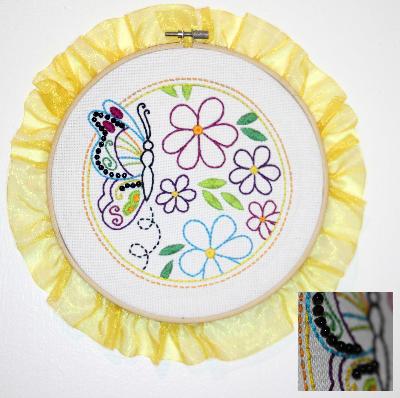 Butterfly with Beads
